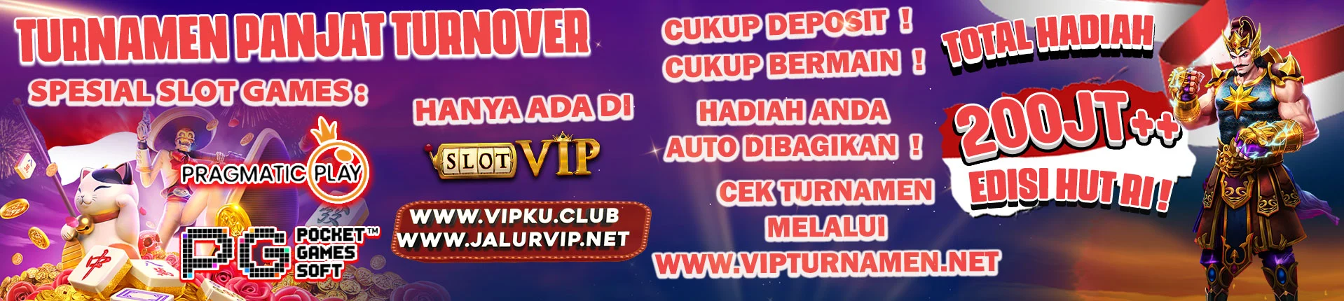 turnamen panjat turnover slotvip edisi hut ri